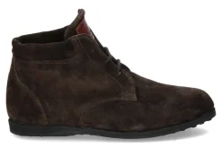 Sale Schnürstiefelette gefüttert GRINZINGER NEU VELOUR DUNKELBRAUN Herren Stiefeletten / Stiefel | Schnürer