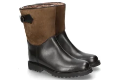 Best Stiefel gefüttert SENNERIN JUCHTENLEDER- mocca/ safari Damen Warmfutter