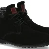 Best Stiefelette gefüttert GRINZINGER VELOURS BLACK (44) Herren Stiefeletten / Stiefel | Warmgefüttert