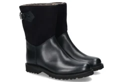 Sale Stiefelette gefüttert SENNERIN VELOURS- blau Damen Stiefel | Stiefeletten