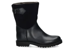 Sale Stiefelette gefüttert SENNERIN VELOURS- blau Damen Stiefel | Stiefeletten