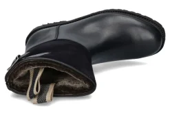 Sale Stiefelette gefüttert SENNERIN VELOURS- blau Damen Stiefel | Stiefeletten