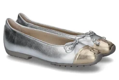 Best Ballerina 1134 LAMINATO NAPPA- silber/ gold Damen Ballerinas