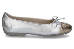 Best Ballerina 1134 LAMINATO NAPPA- silber/ gold Damen Ballerinas