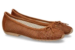 Best Ballerina PERFORATO CAMOSCIO COGNAC (41½) Damen Ballerinas