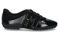 Fashion Sneaker gefüttert CLAUDIA LACK SWAROVSKI Damen Schnürschuhe | Warmfutter