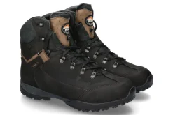 Outlet Herren-Trekkingschuh gefüttert GASTEIN NUBUKLEDER- schwarz/dunkelbraun Herren Stiefeletten / Stiefel | Warmgefüttert