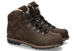 Clearance Schnürboots ELLMAU NUBUKLEDER MAHAGONI (47) Herren Stiefeletten / Stiefel