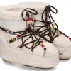 Clearance Bootie ICON LOW FAUX FUR BEADS- cream Damen Booties | Warmfutter