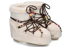 Clearance Bootie ICON LOW FAUX FUR BEADS- cream Damen Booties | Warmfutter
