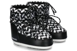 Clearance Bootie ICON LOW OPTICAL- black/white Damen Booties | Warmfutter