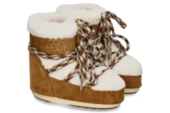 Clearance Bootie ICON LOW SHEARLING SUEDE- whisky/offwhite Damen Booties | Warmfutter