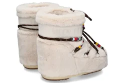 Clearance Bootie ICON LOW FAUX FUR BEADS- cream Damen Booties | Warmfutter