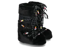 Sale Boots ICON FAUX FUR BEADS- black/schwarz Damen Stiefel | Fellstiefel