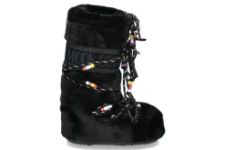 Sale Boots ICON FAUX FUR BEADS- black/schwarz Damen Stiefel | Fellstiefel