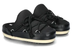 Sale Mules NYLON BLACK Damen Hausschuhe | Warmfutter