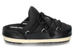 Sale Mules NYLON BLACK Damen Hausschuhe | Warmfutter