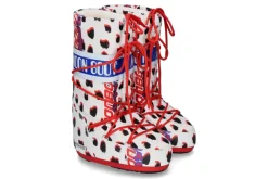 Sale Snowboot RETROBIKER DALMATIAN- white/ red Damen Stiefel | Warmfutter