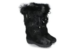 Sale Oscar Fellstiefel JULIA- nero/ schwarz Damen Fellstiefel | Warmfutter