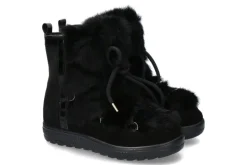 Discount Fellstiefel ANET-SHORT- nero/ schwarz Damen Fellstiefel | Booties