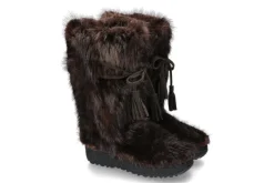 Outlet Herren- Fellstiefel CASTORO BIEBER- moro/ dunkelbraun Herren Stiefeletten / Stiefel | Warmgefüttert