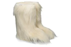 Clearance Herren-Fellstiefel CAPRA- bianco/ weiss Herren Warmgefüttert | Fellschuhe