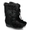 Fashion Herren-Fellstiefel CASTORO BAFFY- nero/ schwarz Herren Warmgefüttert | Fellschuhe