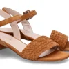 Clearance Sandale CAMOSCIO BRANDY/braun Damen Sandalen