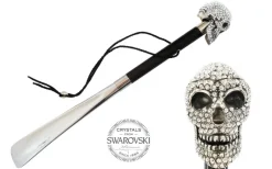 Fashion Schuhanzieher TESCHIO SWAROVSKI SILBER Damen Schuhanzieher | Schuhanzieher
