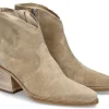Best Cowboy Bootie SOFT SUEDE- grain beige Damen Stiefel | Stiefeletten