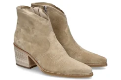 Best Cowboy Bootie SOFT SUEDE- grain beige Damen Stiefel | Stiefeletten