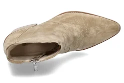 Best Cowboy Bootie SOFT SUEDE- grain beige Damen Stiefel | Stiefeletten