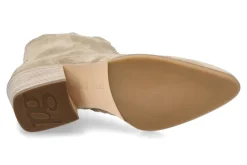 Best Cowboy Bootie SOFT SUEDE- grain beige Damen Stiefel | Stiefeletten
