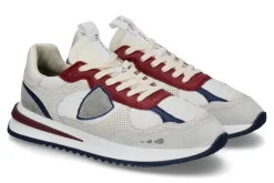 Best Herren- Sneaker OLYMPIQUE FANCY POP'70- blanc/bordeau Herren Sneakers