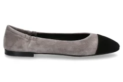Fashion Ballerina GIORGIA CAMOSCIO- schwarz/taupe Damen Ballerinas