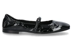 Discount Riemenballerina EMILY NAPLAK- nero/schwarz Damen Ballerinas