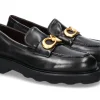 Clearance Slipper MEGAN GLOVE NERO/ GOMMA NERA Damen Slipper