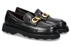 Clearance Slipper MEGAN GLOVE NERO/ GOMMA NERA Damen Slipper