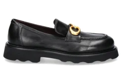 Clearance Slipper MEGAN GLOVE NERO/ GOMMA NERA Damen Slipper