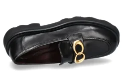 Clearance Slipper MEGAN GLOVE NERO/ GOMMA NERA Damen Slipper
