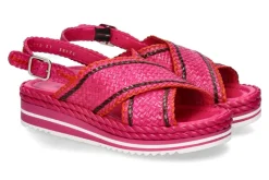 Online Plateau-Sandale MILAN- lirio pink/ blanco Damen Sandalen | Keilschuhe