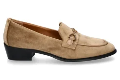 Clearance Loafer AXEL VELLUTO- volpe/ beige/ grün Damen Slipper