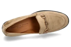 Clearance Loafer AXEL VELLUTO- volpe/ beige/ grün Damen Slipper
