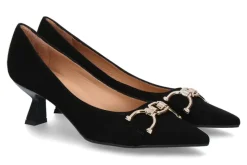 New Pumps DELISE CAMOSCIO NERO Damen Pumps