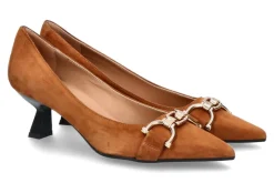 Clearance Pumps DELISE CAMOSCIO COGNAC Damen Pumps