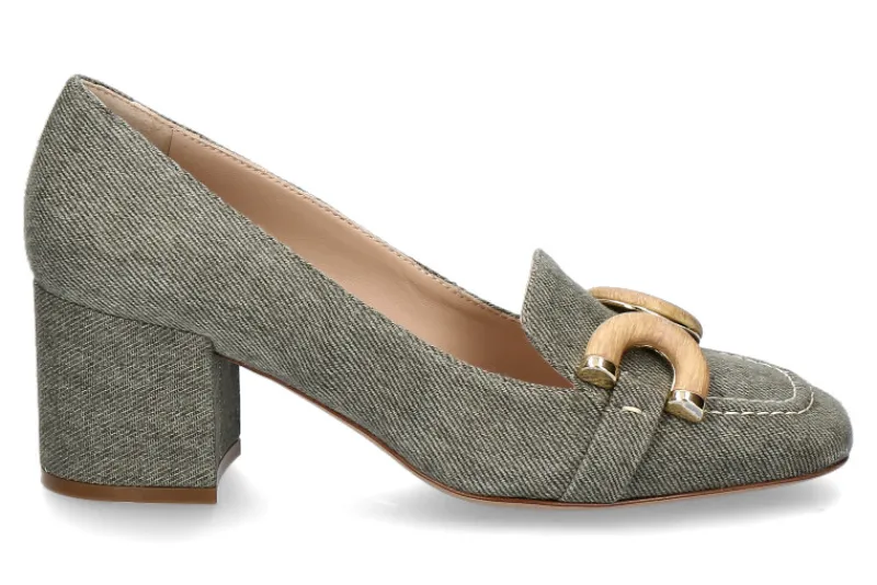 Best Pumps HARABY jeans kaki Damen Pumps