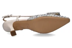 Sale Slingpumps STEFI TWEED LUX BLU NAPPA CREAM Damen Pumps