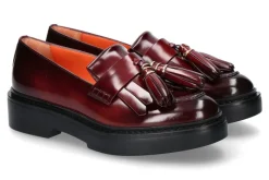 New Damen- Loafer TASSELS- bordo Damen Slipper