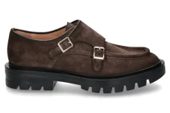 Clearance Damen- Monk FEINT VELOURSLEDER- dark brown/dunkelbraun Damen Slipper