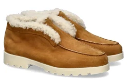 Best Desert Boot gefüttert LAMB VELOURS- braun Damen Stiefel | Stiefeletten